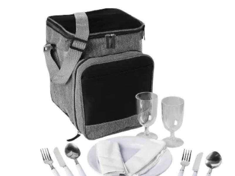  HIELERA CON SET DE PICNIC
